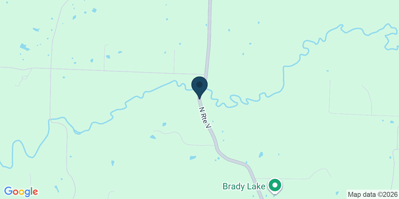Map showing Sturgeon, Boone County, MO