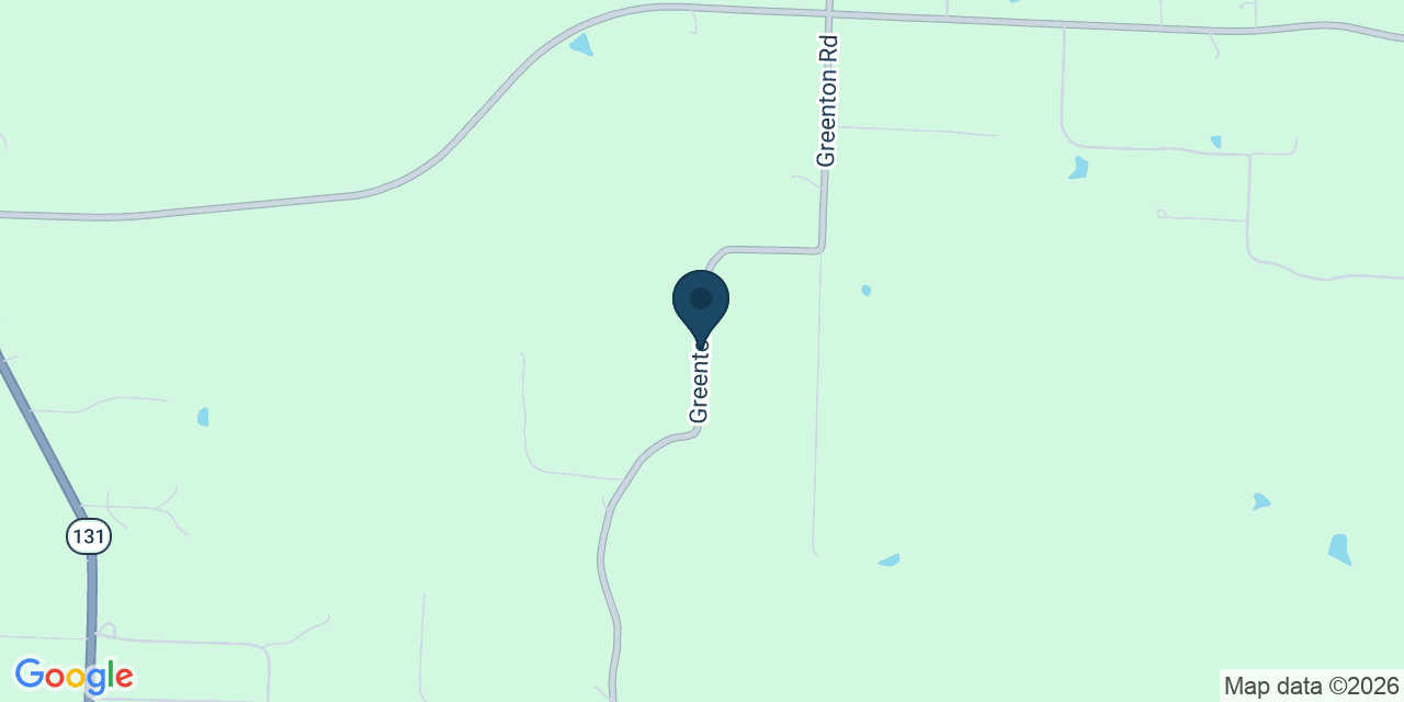 Map showing Lafayette County, MO