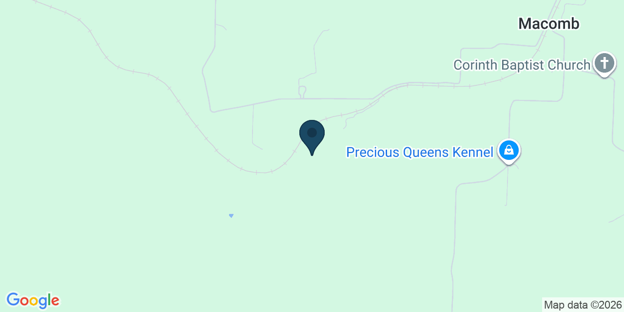 Map showing Laclede County, MO
