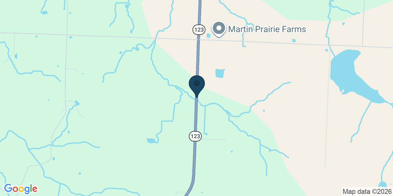Map showing Weaubleau, Hickory County, MO