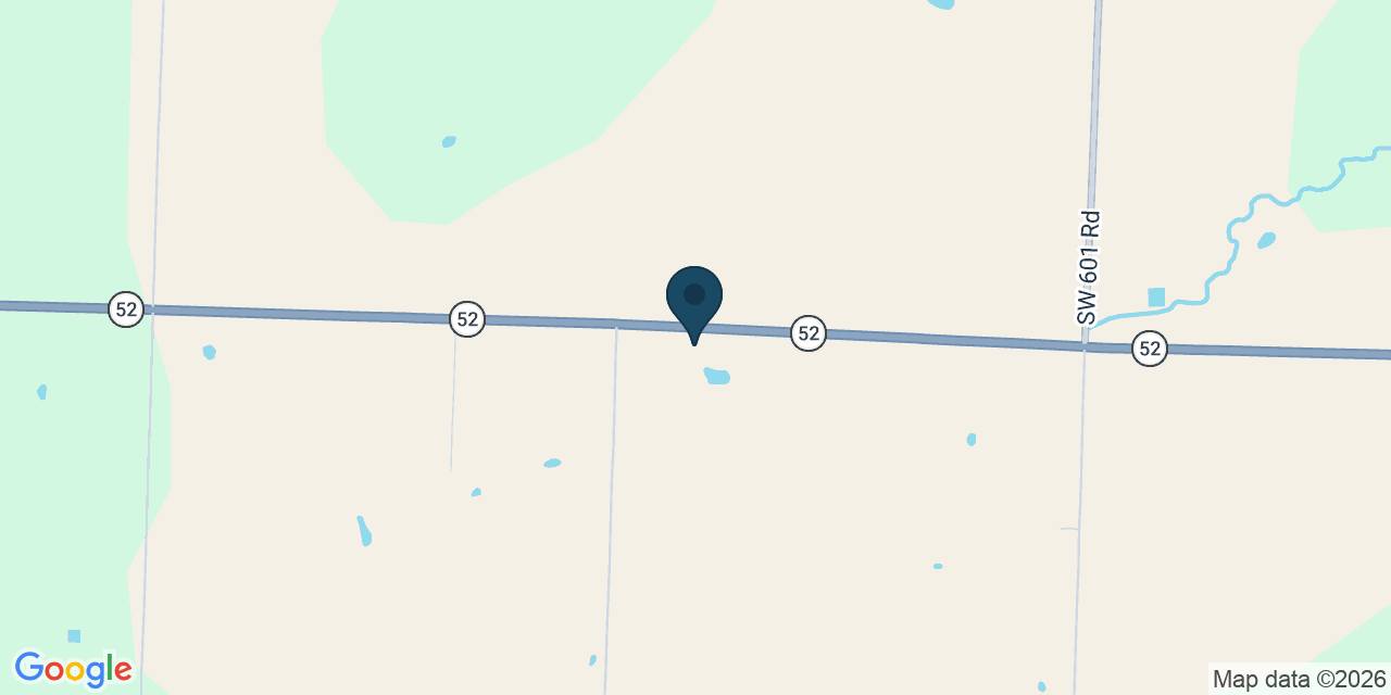 Map showing Henry County, MO