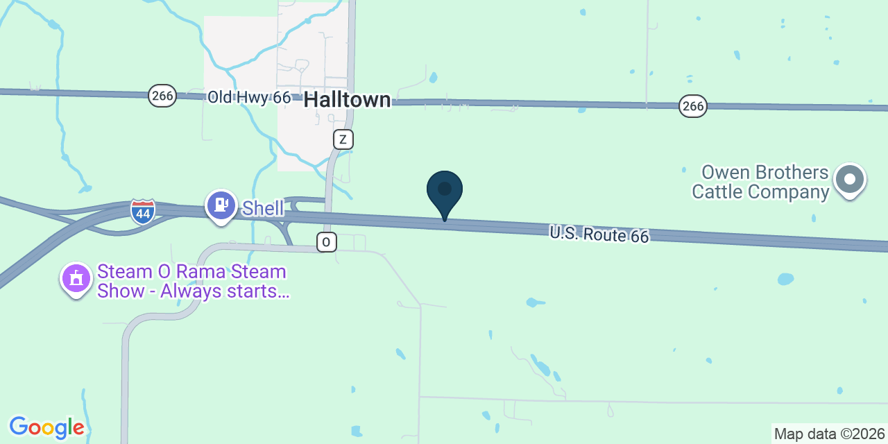 Map showing Halltown, Lawrence County, MO
