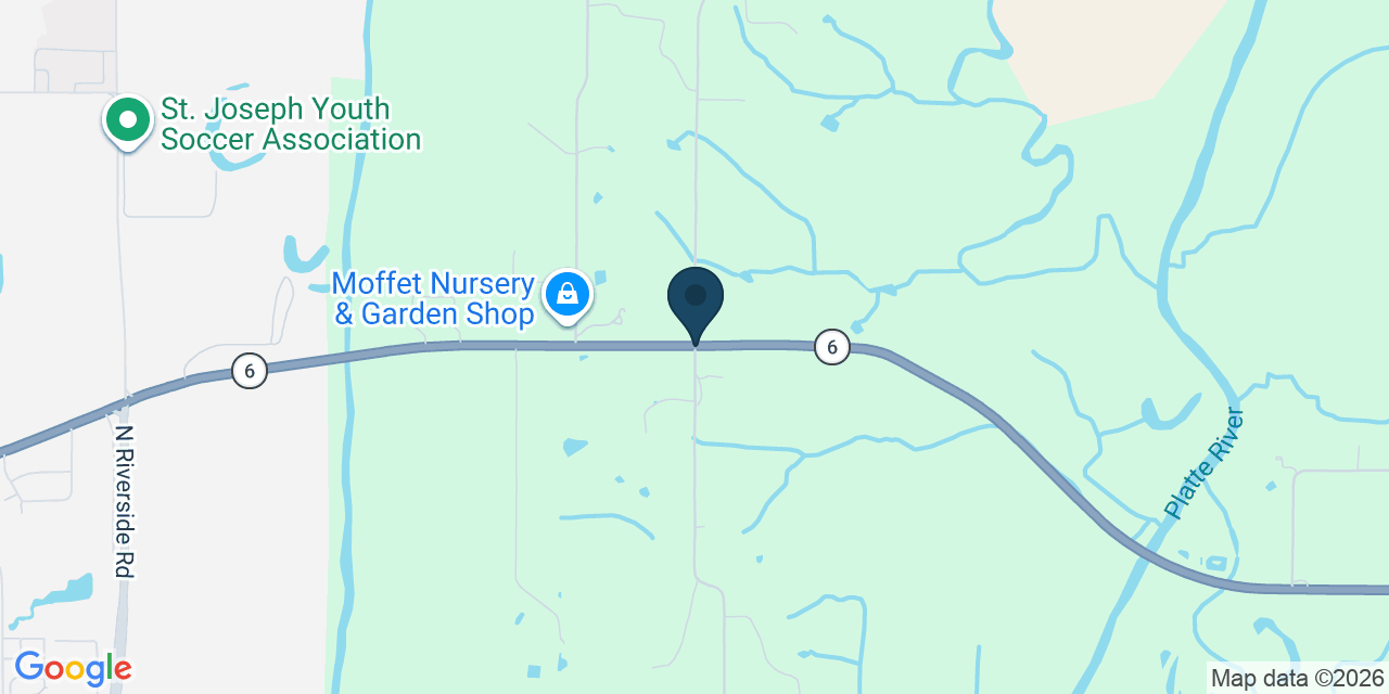 Map showing St. Joseph, Buchanan County, MO