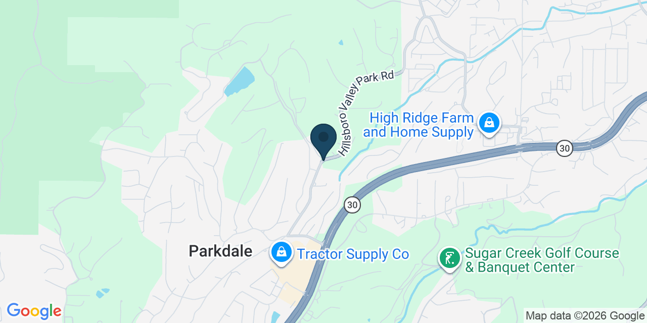 Map showing Valley Park, Jefferson County, MO
