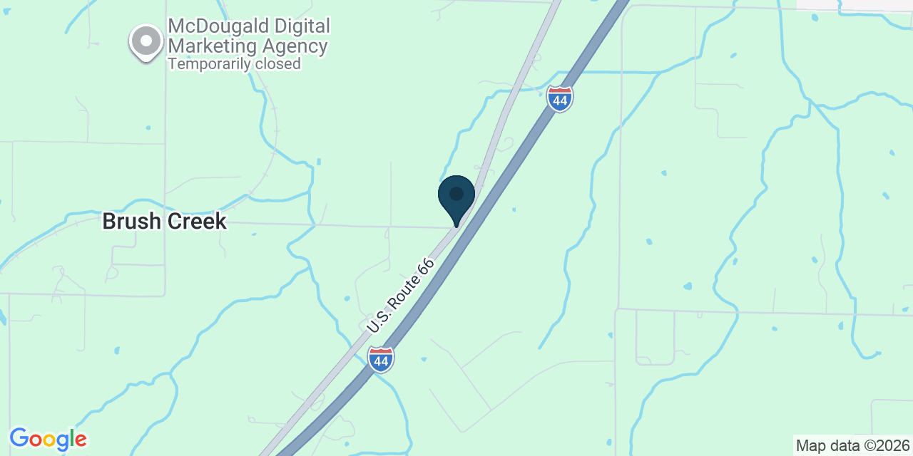 Map showing Laclede County, MO