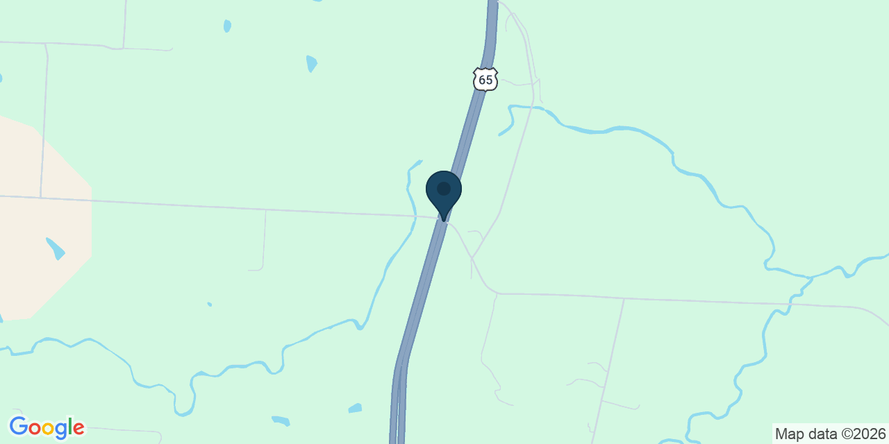 Map showing Marshall, Pettis County, MO