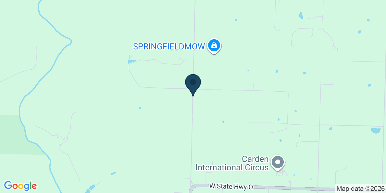 Map showing Willard, Greene County, MO