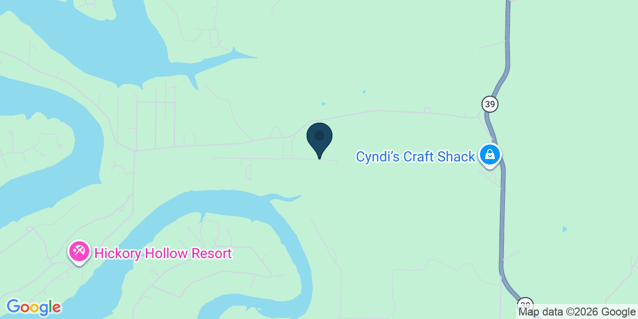 Map showing Shell Knob, Barry County, MO