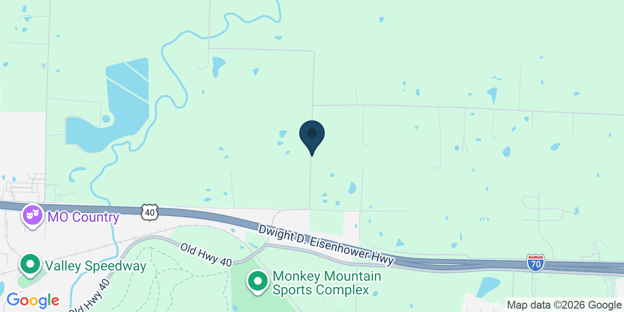 Map showing Jackson County, MO