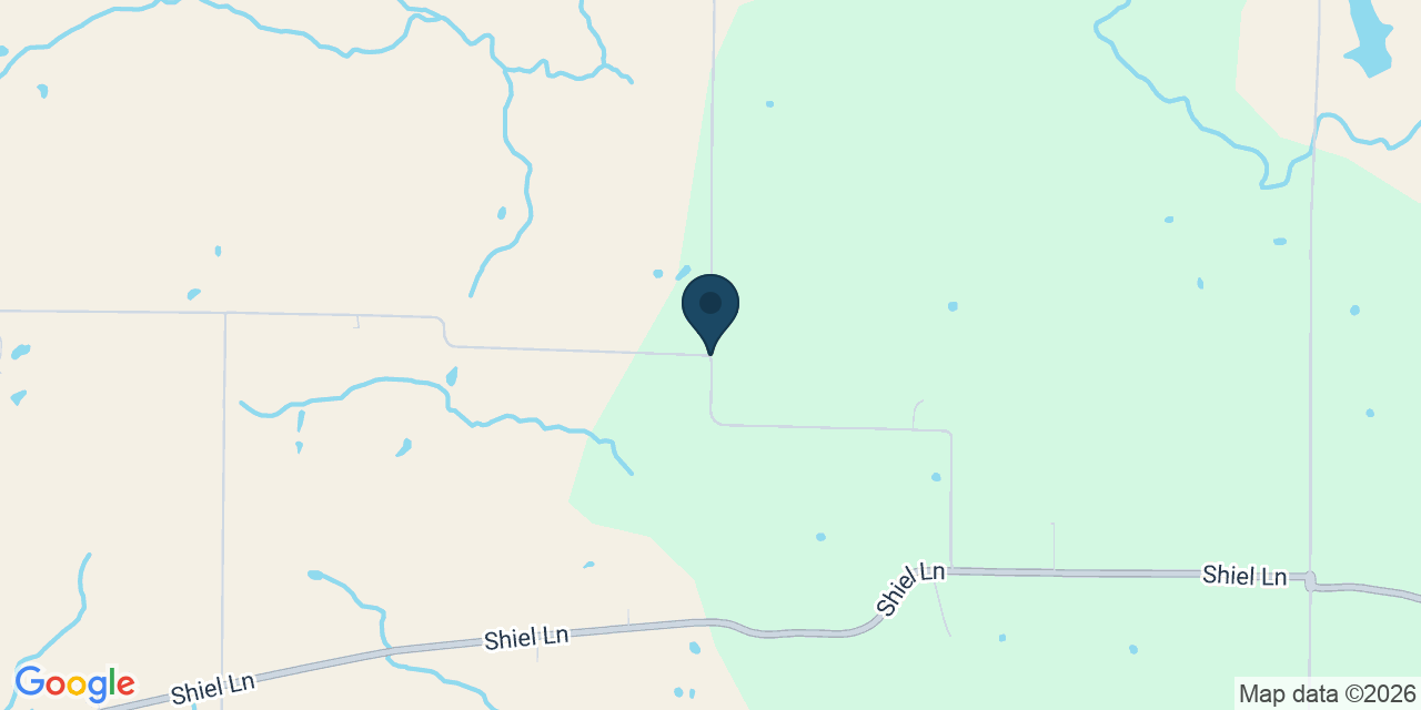 Map showing Huntington, Ralls County, MO