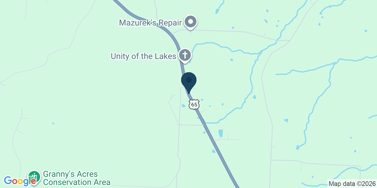 Map showing Benton County, MO