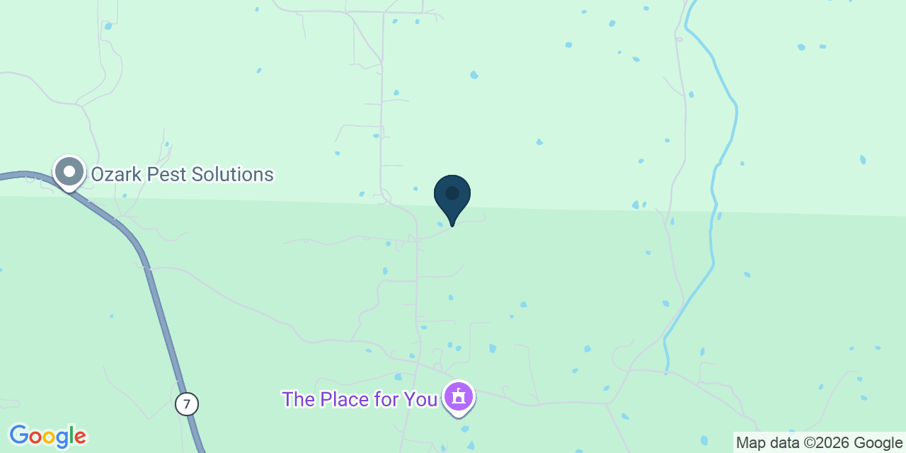 Map showing Pulaski County, MO
