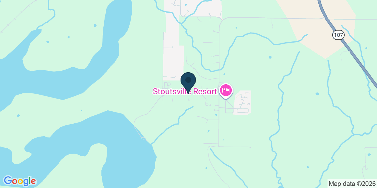 Map showing Stoutsville, Monroe County, MO