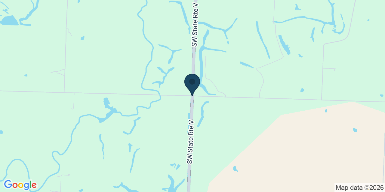 Map showing Amsterdam, Bates County, MO