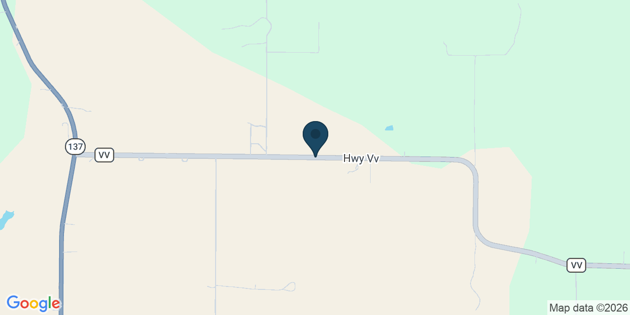 Map showing Licking, Texas County, MO