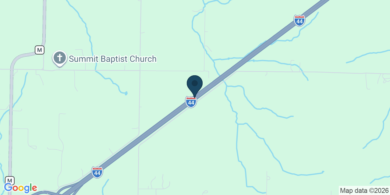 Map showing Mount Vernon, Lawrence County, MO