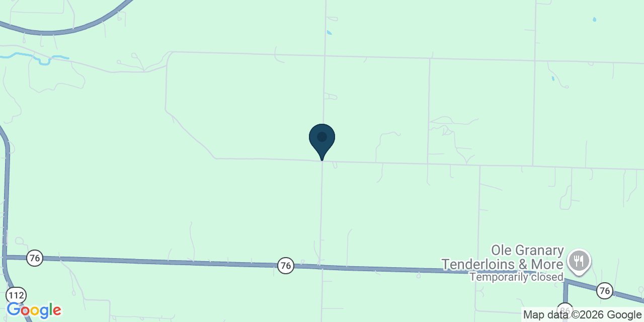 Map showing Cassville, Barry County, MO