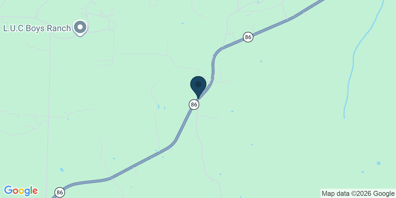 Map showing Blue Eye, Stone County, MO