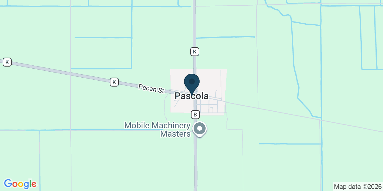 Map showing Pascola, Pemiscot County, MO