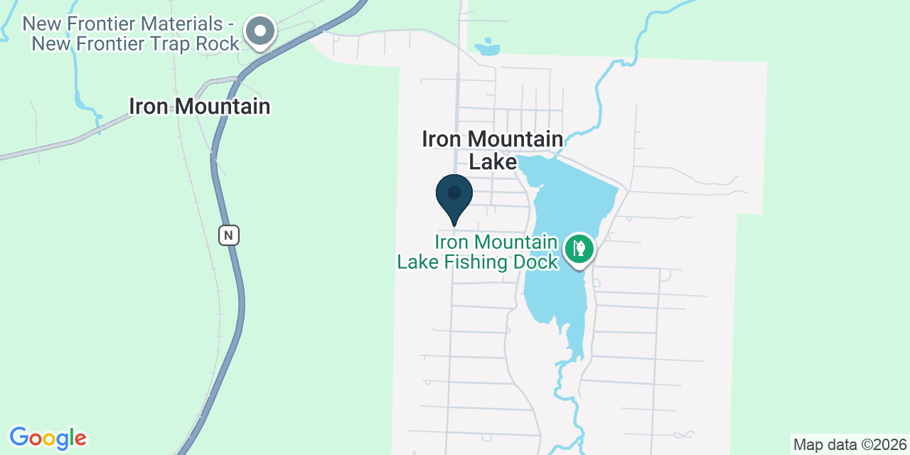 Map showing St Francois County, MO