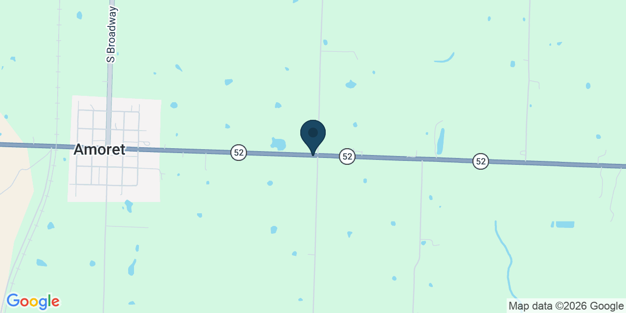 Map showing Bates County, MO