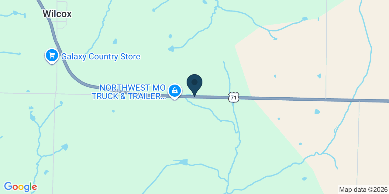 Map showing Clearmont, Nodaway County, MO