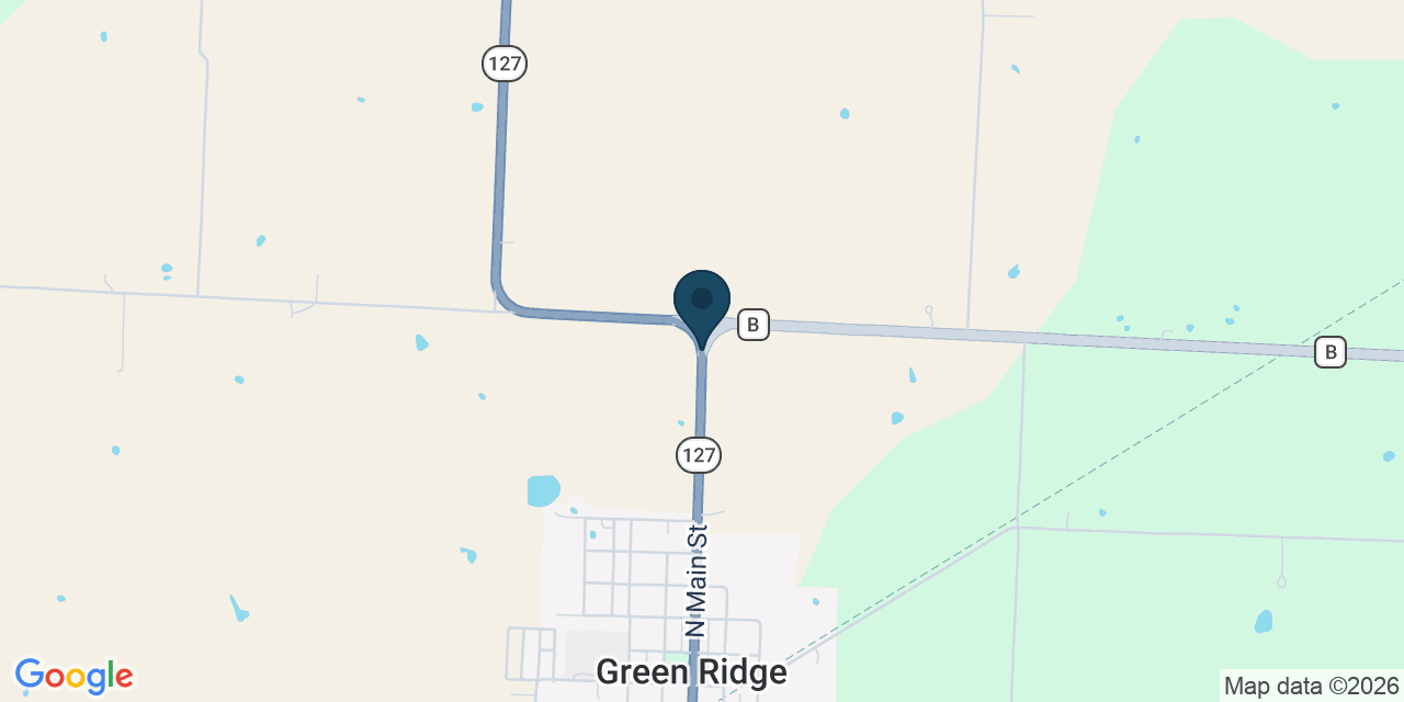 Map showing Pettis County, MO