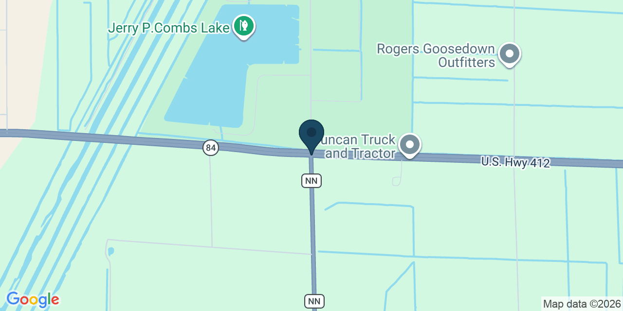 Map showing Kennett, Dunklin County, MO