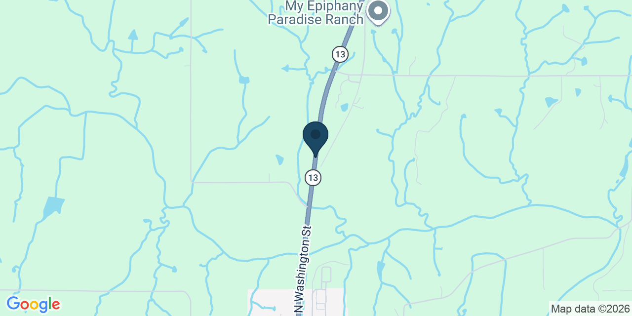 Map showing Kingston, Caldwell County, MO