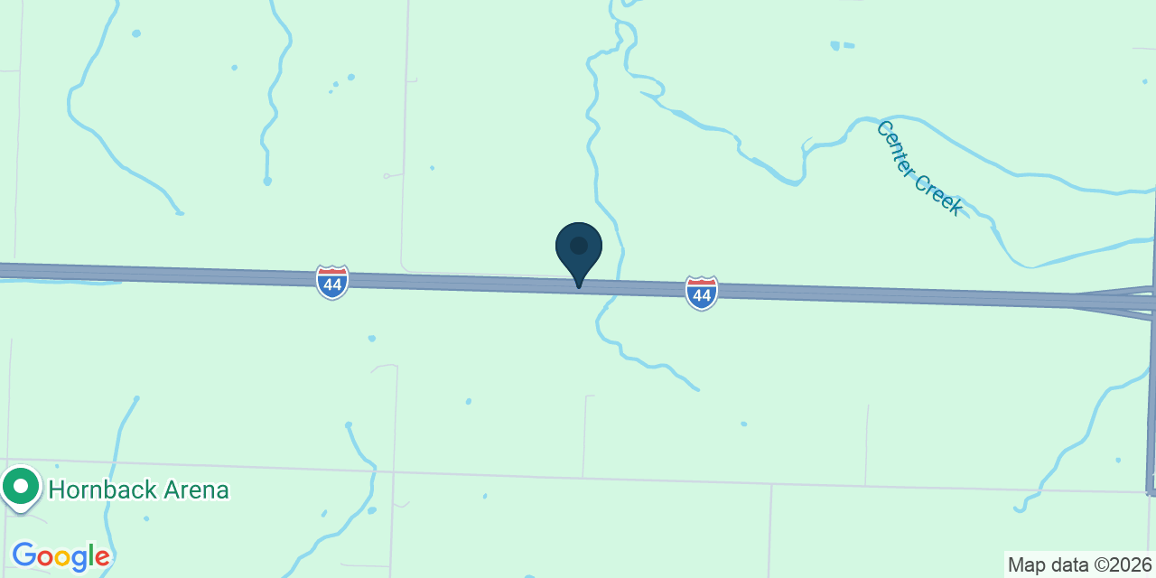 Map showing Sarcoxie, Jasper County, MO