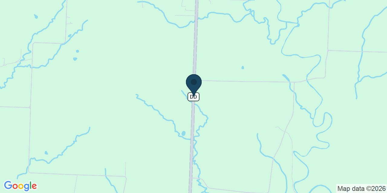 Map showing Cass County, MO