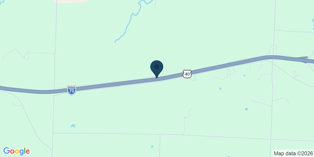 Map showing Lafayette County, MO