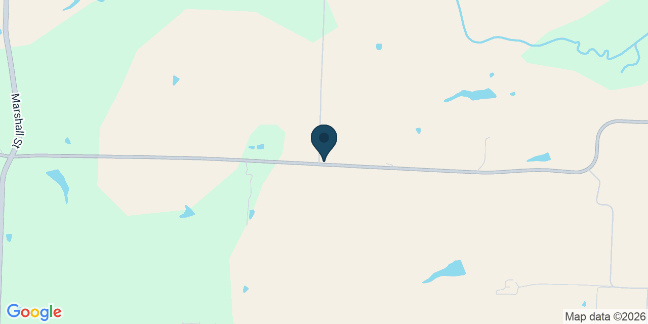 Map showing Lafayette County, MO