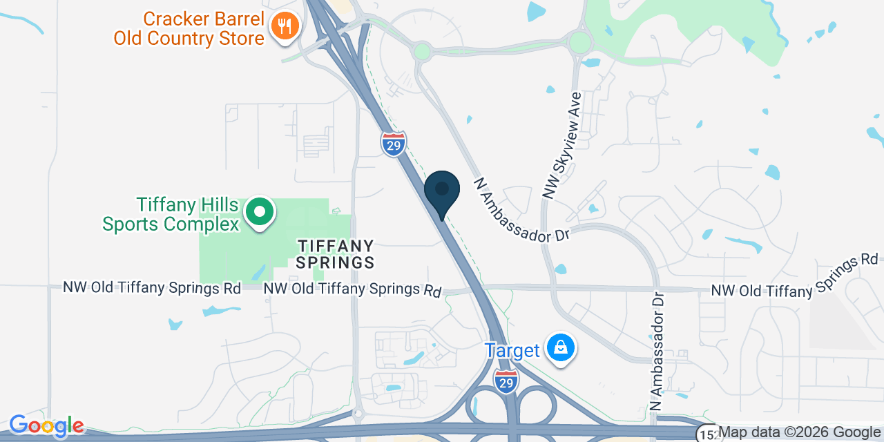 Map showing St. Joseph, Platte County, MO
