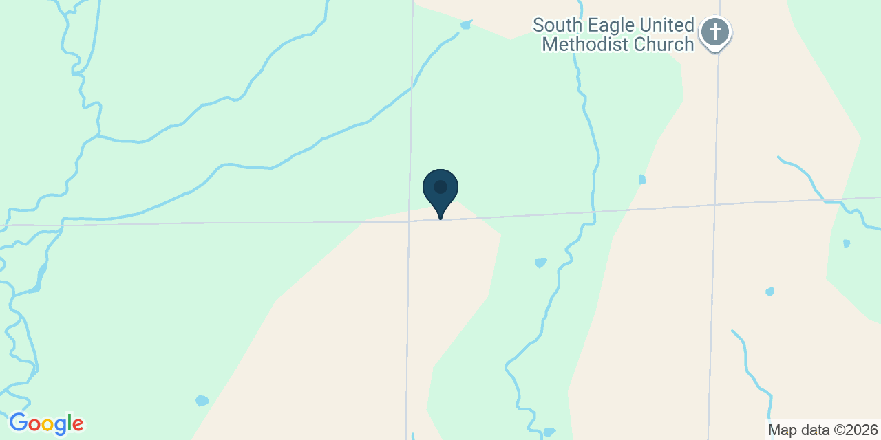 Map showing Brookfield, Linn County, MO