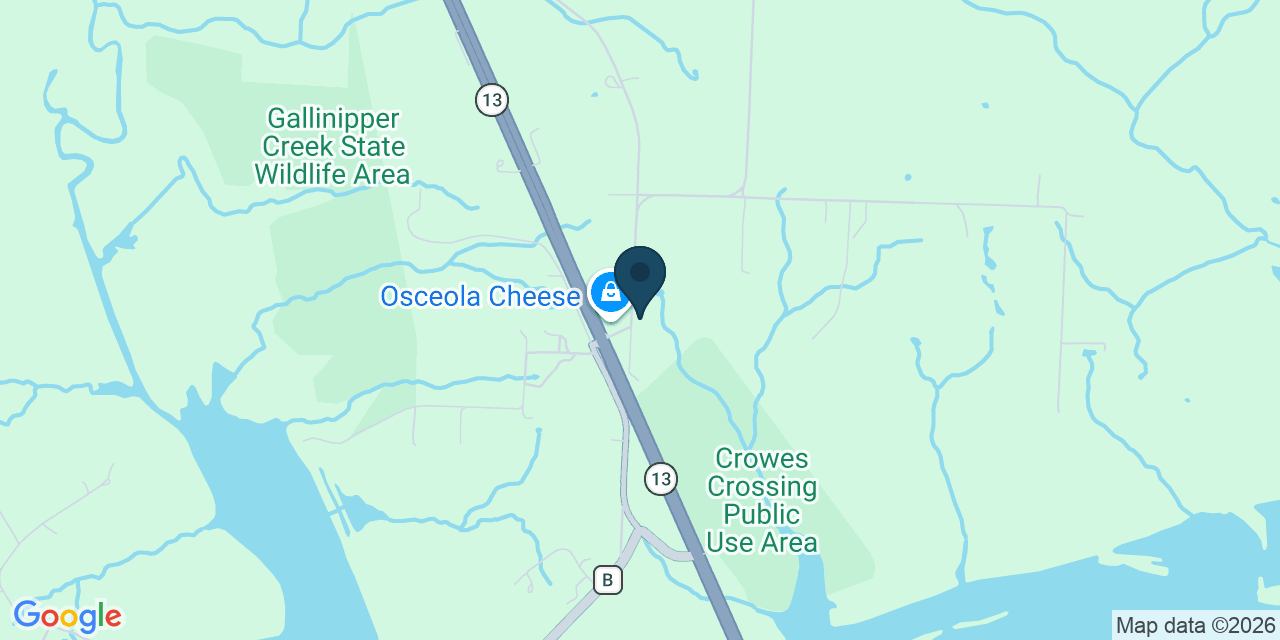 Map showing Osceola, St Clair County, MO