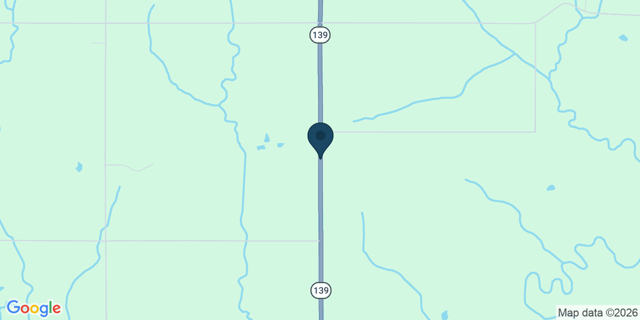 Map showing Tina, Carroll County, MO