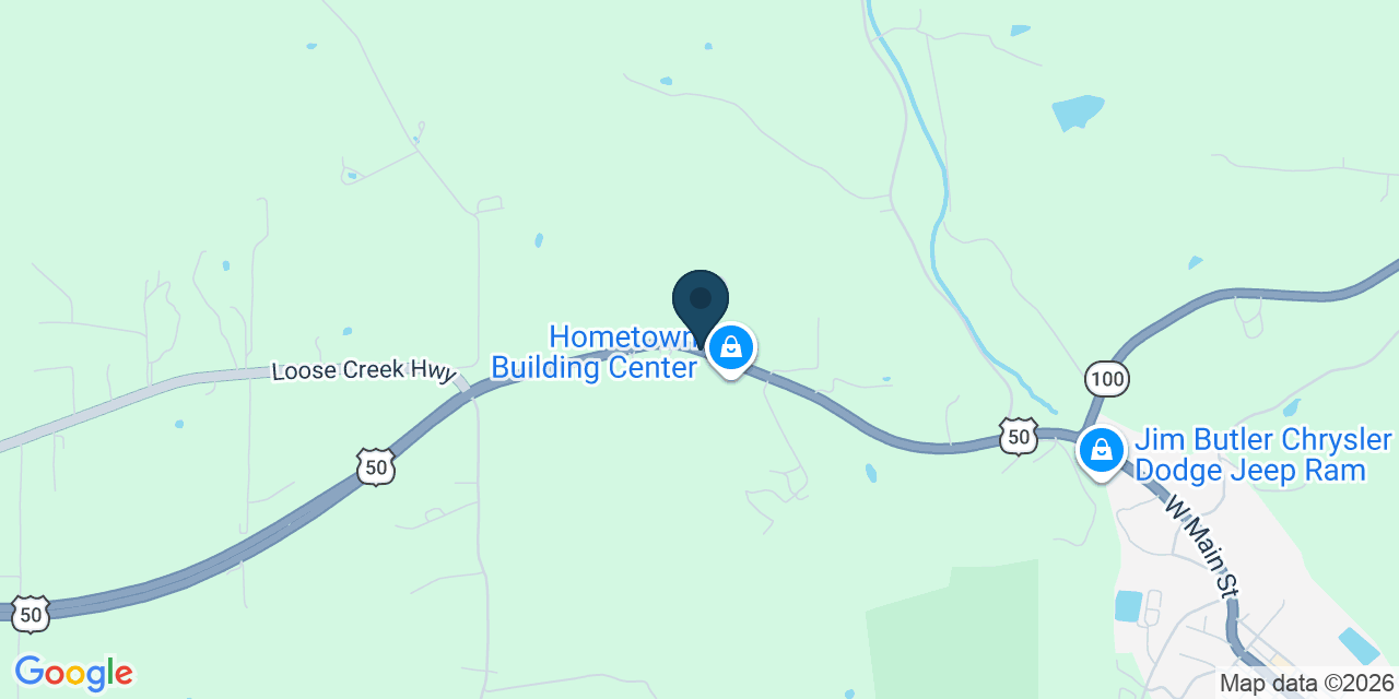 Map showing Osage County, MO