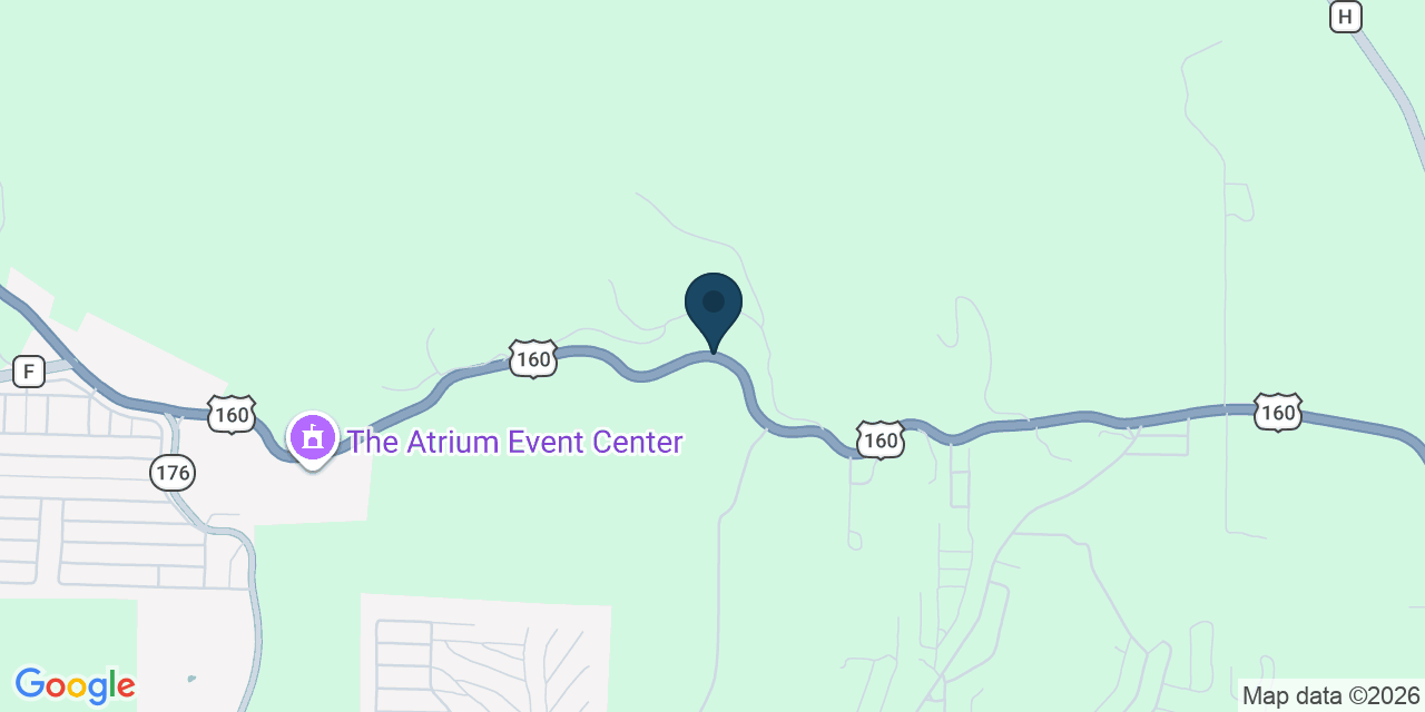 Map showing Merriam Woods, Taney County, MO