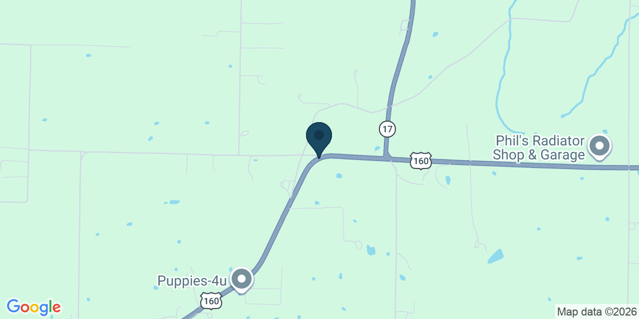 Map showing West Plains, Howell County, MO