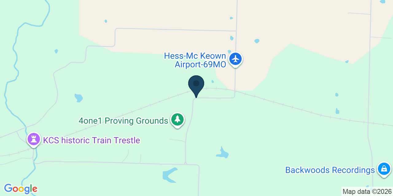 Map showing Higbee, Randolph County, MO