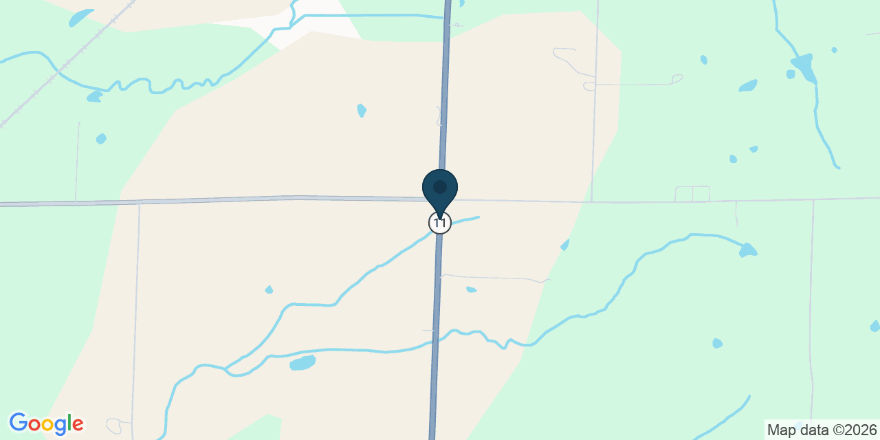 Map showing Mendon, Chariton County, MO