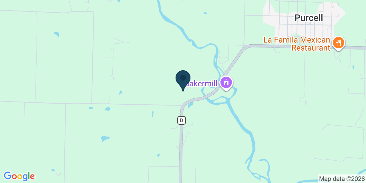 Map showing Oronogo, Jasper County, MO