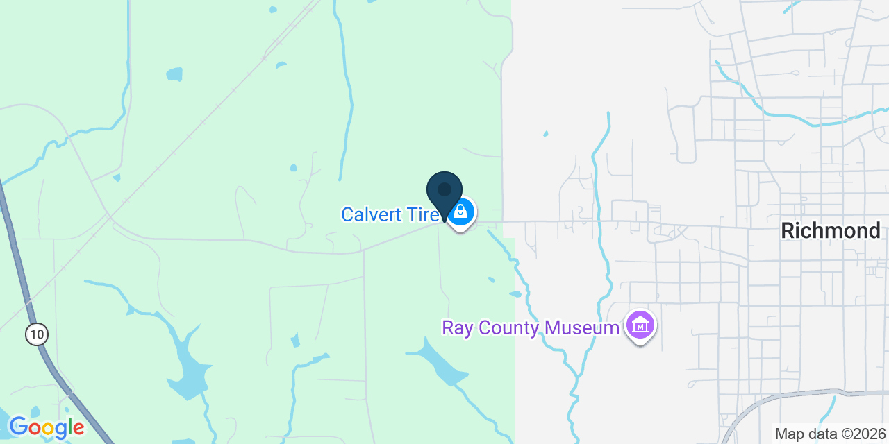 Map showing Rayville, Ray County, MO