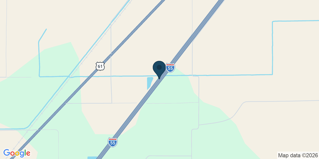 Map showing Portageville, New Madrid County, MO