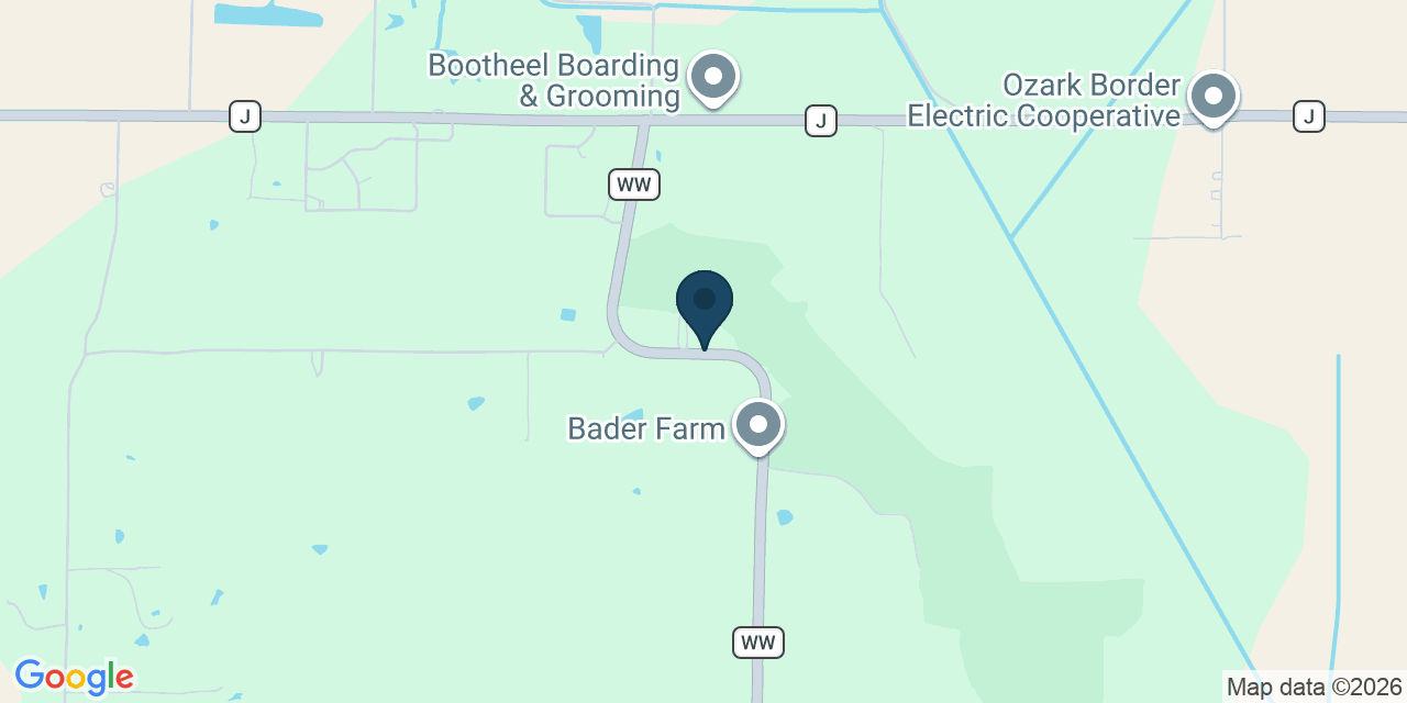 Map showing Campbell, Dunklin County, MO