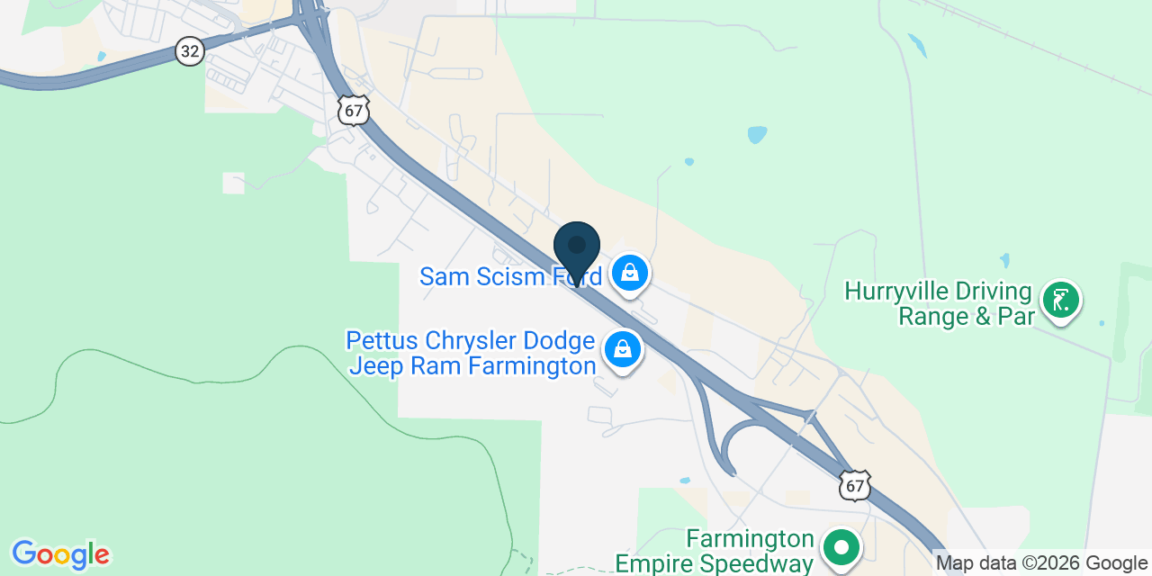 Map showing St Francois County, MO