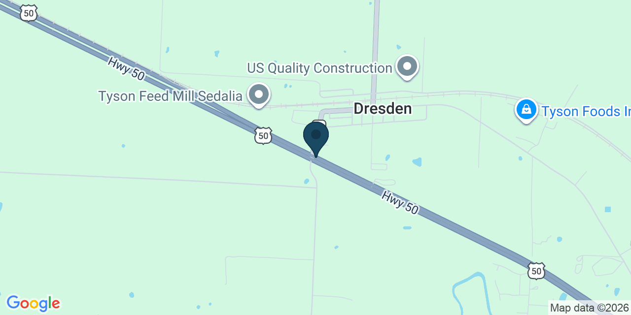 Map showing Pettis County, MO