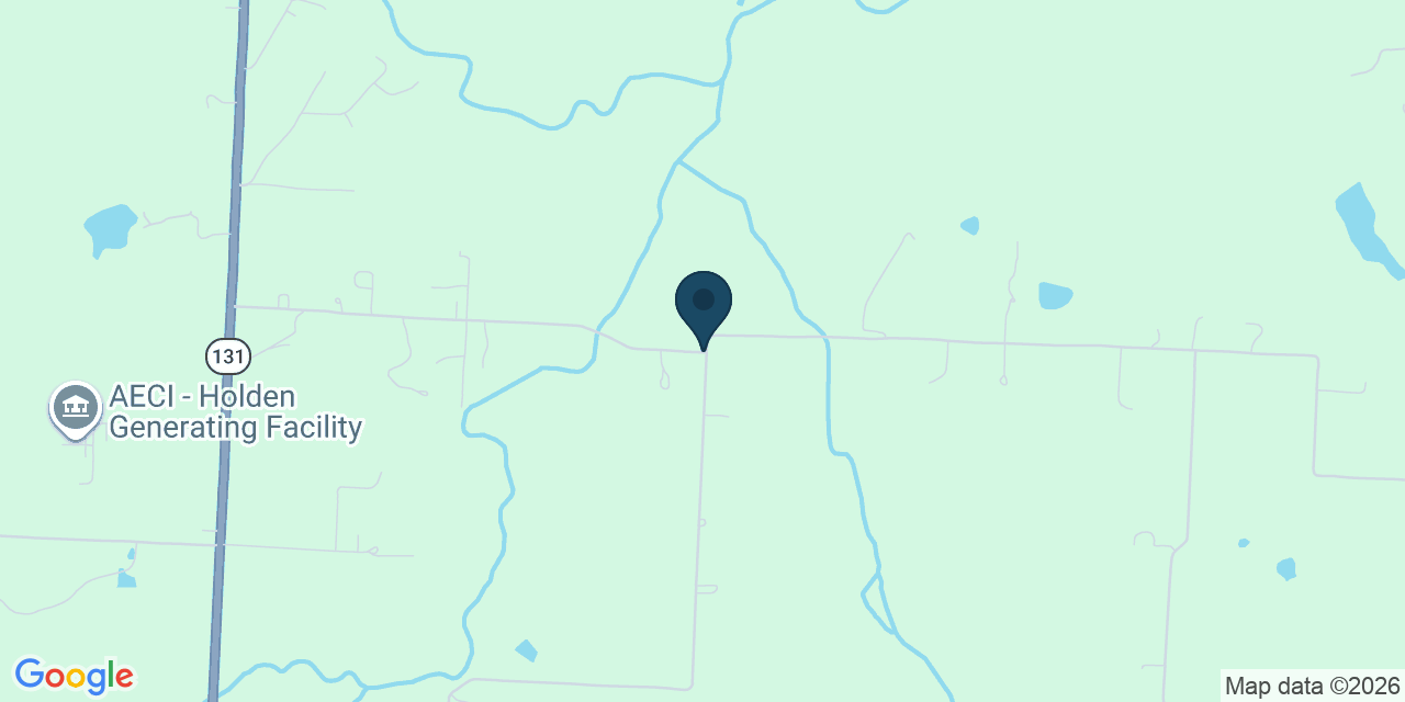 Map showing Johnson County, MO