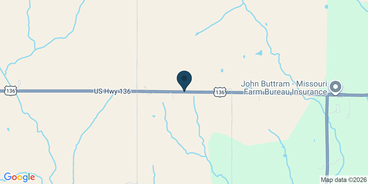 Map showing Rock Port, Atchison County, MO